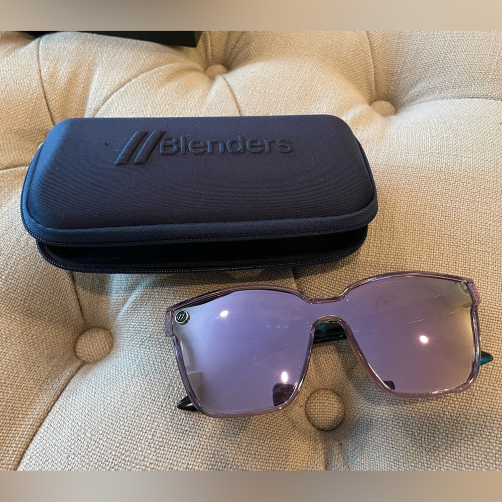 Blenders Purple Sunglasses with Case